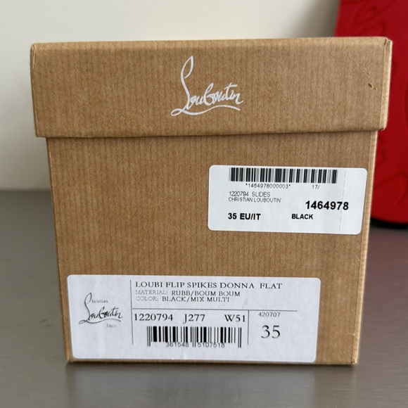 Christian Louboutin LOUBI Flip Flop Spike Sandals!! - Picture 5 of 5